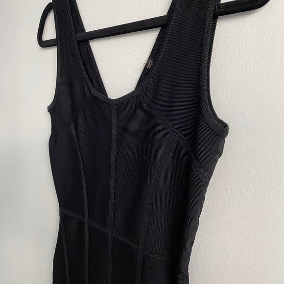 BLACK BODYCON DRESS - Picture 4 of 5